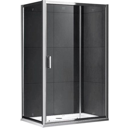 Душевой уголок Gemy S30191E-A85 130х85 профиль Хром стекло прозрачное, артикул S30191E-A85