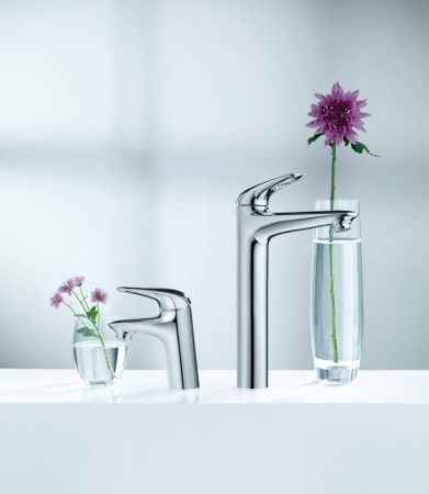 Смеситель для раковины GROHE Eurostyle new с донным клапаном, хром (33558003), артикул 33558003