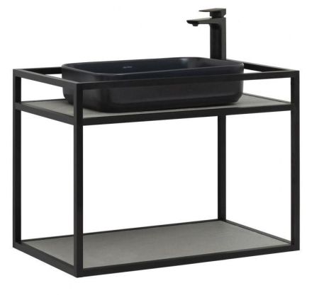 Консоль под раковину Allen Brau Liberty 75 1.33001.BB черный браш, артикул 1.33001.BB