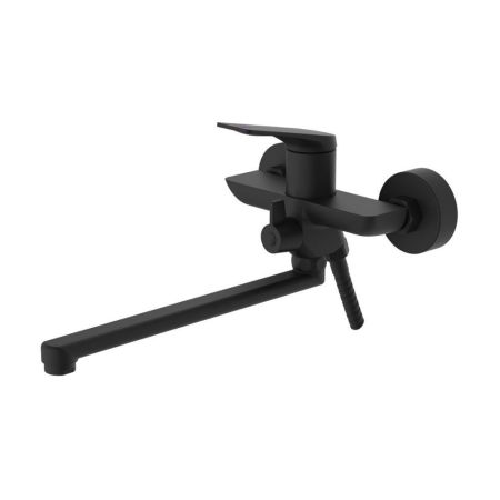 Смеситель для ванны Haiba HB22816-7, черный, артикул HB22816-7