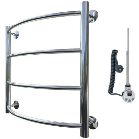 Электрический полотенцесушитель Тругор Приоритет 1 элТЭН 60x40 Хром, артикул Приоритет1/элТЭН6040