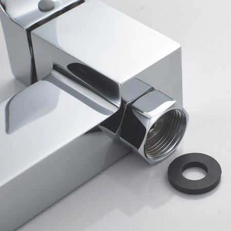 Смеситель для ванны Shevanik S4002, хром, артикул S4002