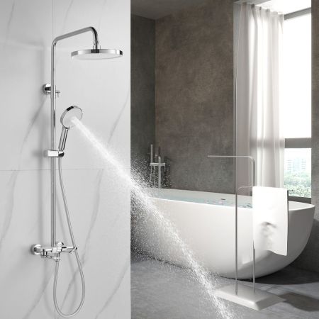 Душевая система Shevanik S4726, хром