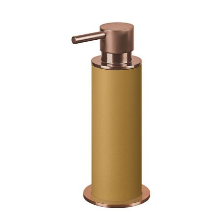 ADJ Диспенсер для жидкого мыла, D7xH19см., цвет: copper/горчичный, артикул 4980.copper/40