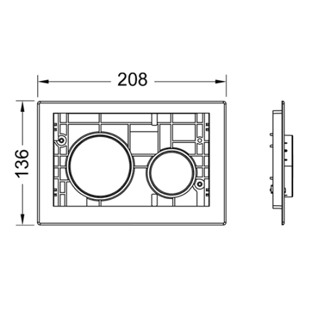 Клавиши TECEloop, позолоченные, артикул 9240668