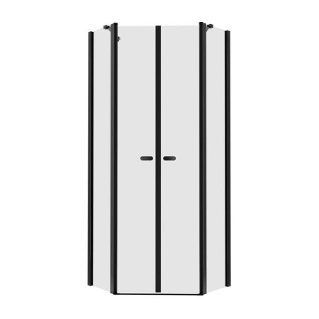 Душевое ограждение NEW TRENDY NEW SOLEO BLACK 80x80x195 K-0616 (черный), артикул K-0616