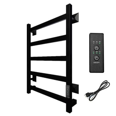 Полотенцесушитель электрический (лесенка) Тругор Пэк сп 20 кв 60х40 см, черный, артикул ПЭК сп 20кв/6040чернВГП