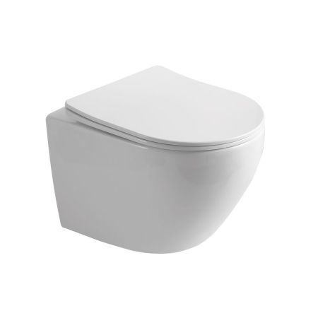 Унитаз подвесной WesnaArt NOVA 204-NOV03, белый, артикул 204-NOV03