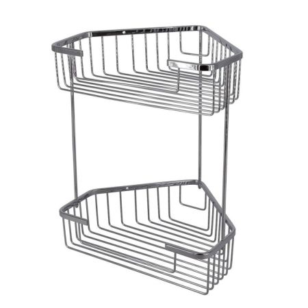 Полка металлическая угловая D-Lin D201305, хром, артикул D201305