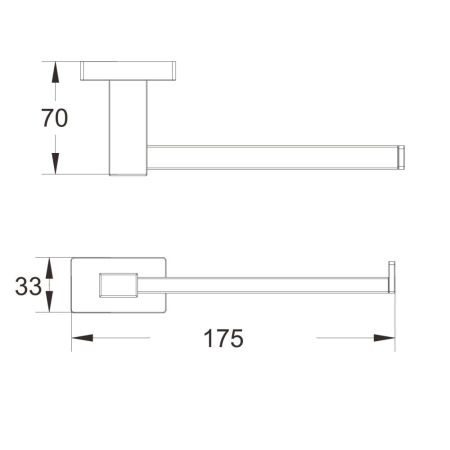 Держатель для туалетной бумаги Shevanik SG5615G, золотой сатин