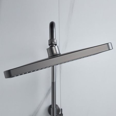 Душевая система Raffine F3699T, оружейная сталь