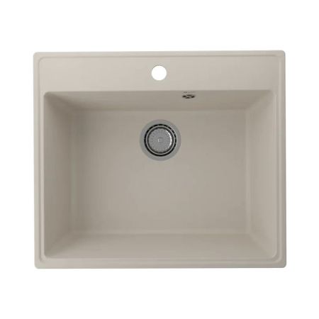 Кухонная мойка Ulgran Quartz Forte 580-02, лен, артикул Forte 580-02