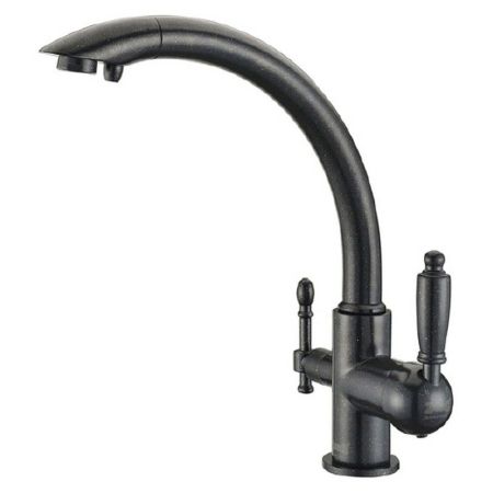 Смеситель для кухни ZorG Clean Water ZR 314 YF-33 ЧЕРНЫЙМЕТАЛЛ Черный, артикул ZR 314 YF-33 ЧЕРНЫЙМЕТАЛЛ