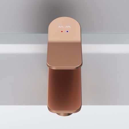 F85A02144 X-Joy, смеситель для умывальника излив 100 мм, роз. золото