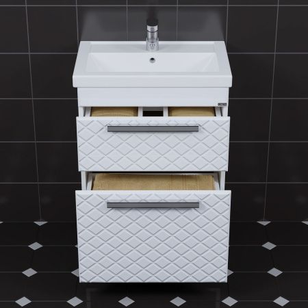 Тумба для умыв. "Калипсо-60" NEW 2 ящ . напол. (Ум. Фостер 60)