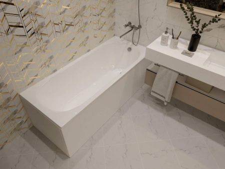 Оберон 170 пустая с фр.экр.(слив слева), артикул OBR170-0000026