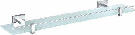 Стеклянная полка для ванной WONZON & WOGHAND POLO, Хром (WW-8927), артикул WW-8927