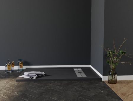 Душевой поддон Aquanet Delight 90х90 черный, артикул 00258896