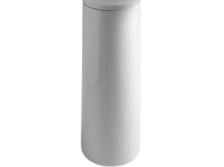 White Ceramic Was, пьедестал 24x66,5h см для круглой раковины, цвет белый глянцевый, артикул W100801