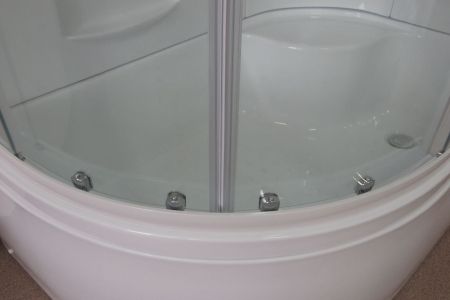 Душевая кабина Royal Bath RB 8120BK2-T (прозрачное) левая, артикул RB8120BK2-T-L