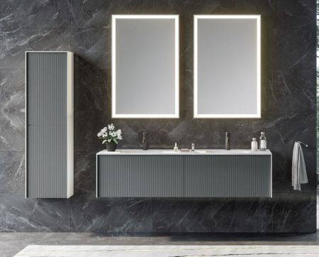 Пенал ORKA Cube 40 антрацит матовый, универсальный