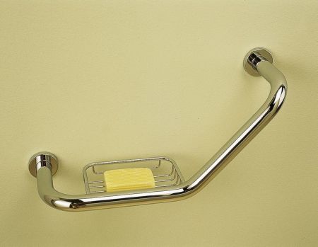 Sanibano, поручень гнутый + решетка прямоугольная, цвет хром, артикул H206/CR