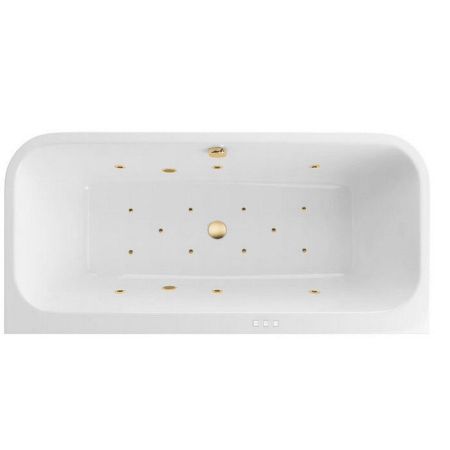 Ванна EXCELLENT Arana 180x85 "RELAX" (золото), артикул WAEX.ARA18.RELAX.GL
