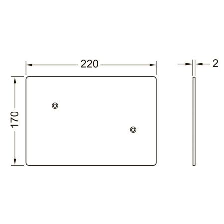 Заглушка TECEflushpoint, артикул 9240999
