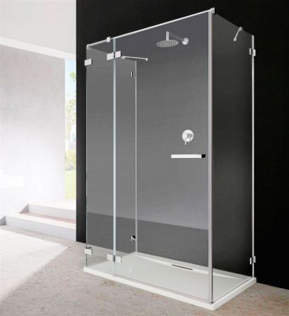 Боковая стенка для душевого уголка Radaway Euphoria S1 90x200 профиль хром, стекло прозрачное, артикул 383050-01