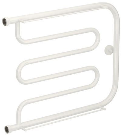 Полотенцесушитель водяной "Лира+" 2П 500х650 Н. Г. 1" (Белый), артикул 12-4012-5065