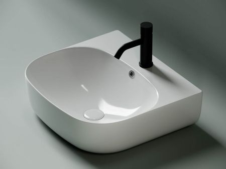 Умывальник накладной прямоугольный пристенный Element 490*445*145мм CN5011, артикул CN5011