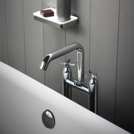 Agape Memory Смеситель для ванны, напольный, цвет: хром, артикул AMEM325S