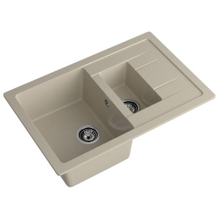 Кухонная мойка GranFest QUADRO 775KL, топаз, артикул Q-775KL топаз