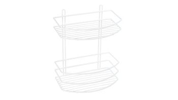 Полка Fixsen овальная двухтажная белая (FX-720W-2)