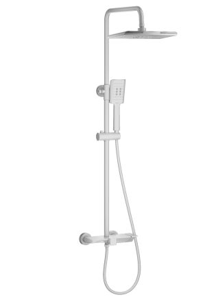 Душевая система WONZON & WOGHAND, Белый матовый (WW-AE33110-MW), артикул WW-AE33110-MW