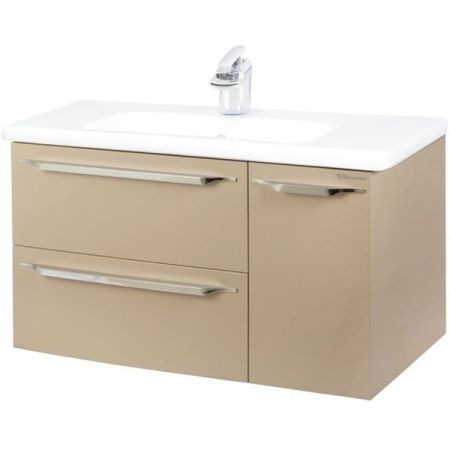 Тумба под раковину Bellezza Луиджи 100 4639217270454 подвесная Капучино, артикул 4639217270454