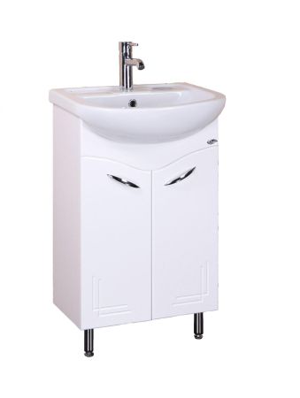 Тумба Onika Лада 50 напольная, белая (ум. Ладога 50), артикул 105002