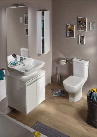 UJX102-00 Чаша напольного унитаза STRUKTURA без обода ,64*34 см, белый, артикул UJX102-00