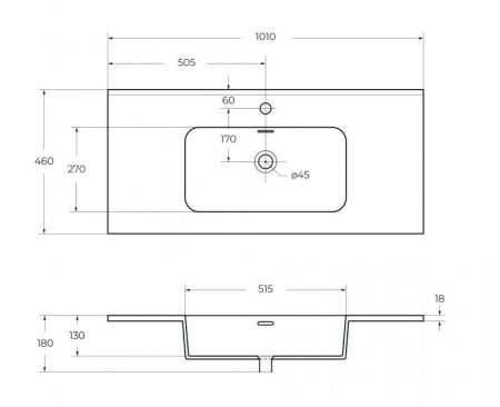 Мебель для ванной CEZARES TIFFANY 100, артикул 45044