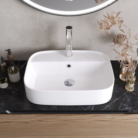 Раковина накладная керамическая CZR-6616, артикул CZR-6616