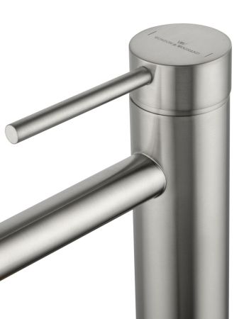 Смеситель для раковины высокий WONZON & WOGHAND STICK, Брашированный никель (WW-88239017-BN)