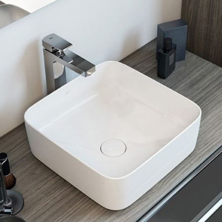 Раковина-чаша Roca Inspira Square 37 32753R000 Белая, артикул 32753R000