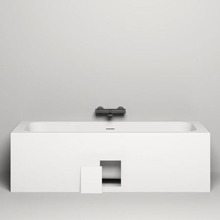 Salini ORLANDA AXIS KIT Встраиваемая ванна на ножках 1911х800х600мм, "Up&Down",белый, сифон, интегрированный слив-перел мат-л: S-Sense,  белый глянцев, артикул 103311G