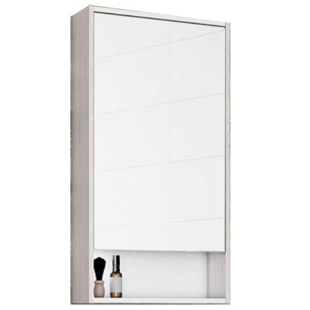 Зеркальный шкаф АКВАТОН РИКО 51 1A212302RIB90 (без оснащения, доводчики, белый/ясень), шт, артикул 1A212302RIB90