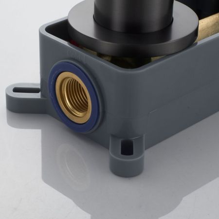 Смеситель для раковины встраиваемый Shevanik S4341T, оружейная сталь