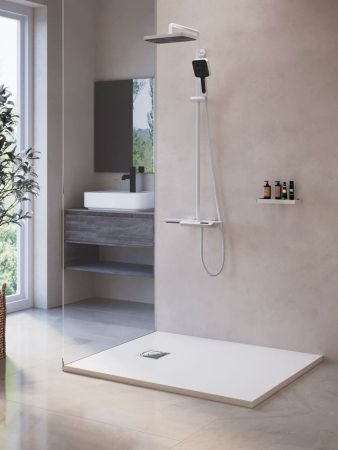 Душевой поддон прямоугольный RGW ST-W Белый (900x1000), артикул 16152910-001