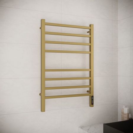 Полотенцесушитель электрический с диммером Terminus Ватикан П8 50х80, золото арт, артикул 4670078571939