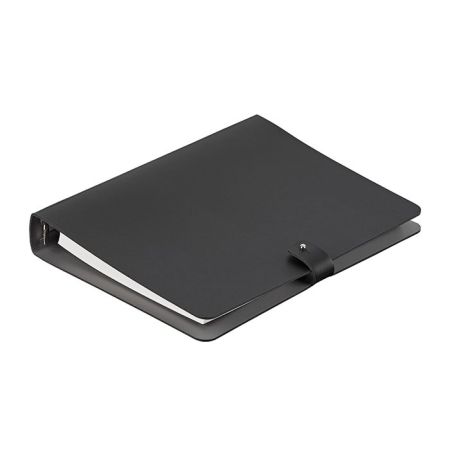 ADJ Блокнот А5, 16,5x25 см., цвет: черный/серый, артикул 1625.01/03