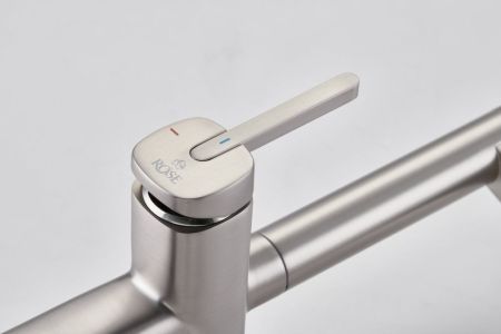 Смеситель для кухни с подключением фильтра для воды Rose R358L, сатин, артикул R358L