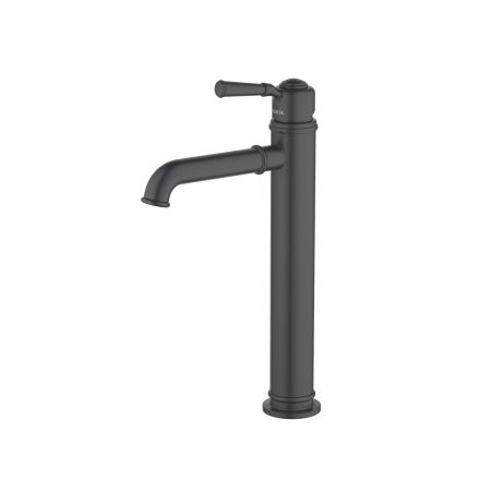 Смеситель для раковины 235, без донного клапана AQUATEK, матовый черный AQ1504MB КЛАССИК, артикул AQ1504MB